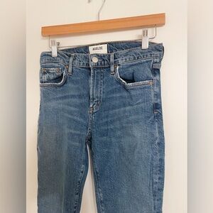 Agolde Toni jeans mid rise straight leg size 25 medium blue wash